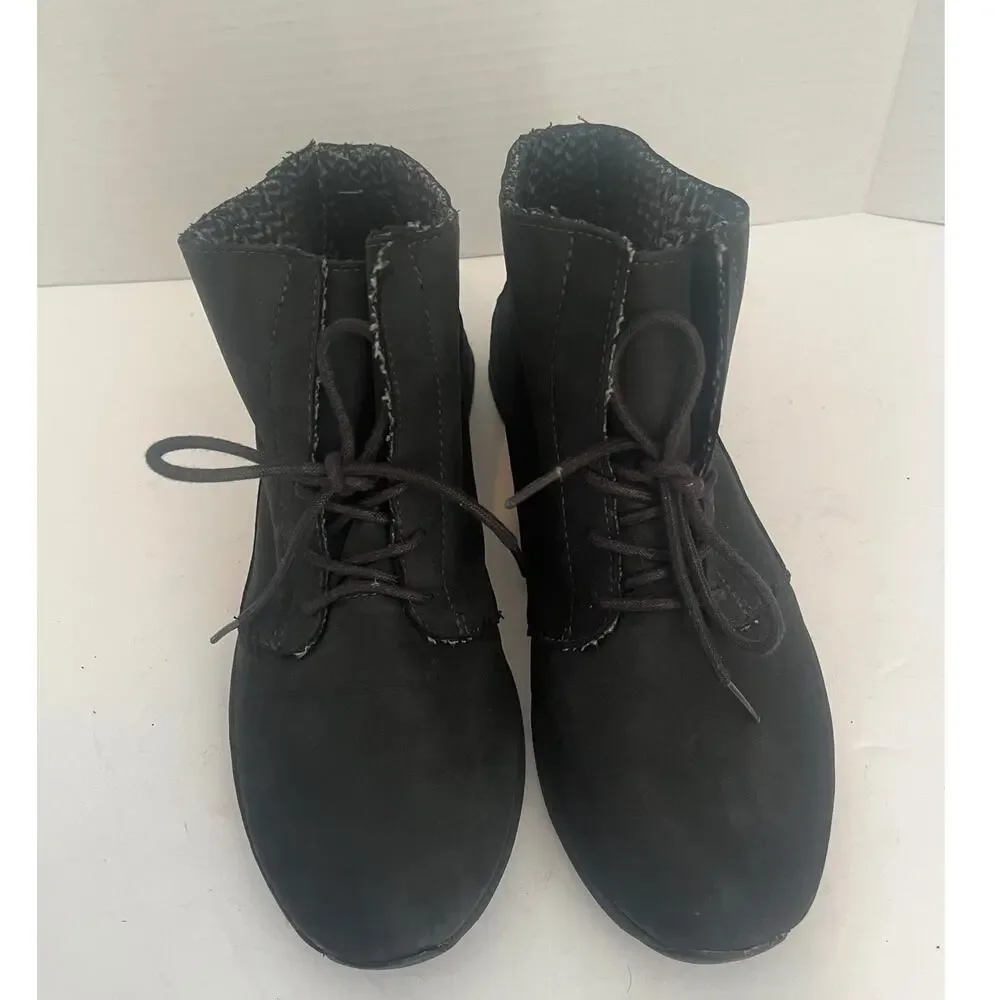 Women's Reef‎ Rover Hi LS Fall Winter Black Boot Bootie Size 10
